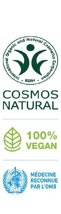 En savoir plus - Cosmos natural, 100% Vegan, Médecine reconnue par l'OMS