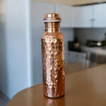 Gourde en Cuivre Martelée 500 ml ou 1L