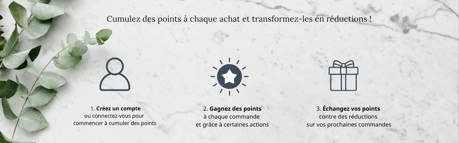 Programme fidélité - Cumulez des points