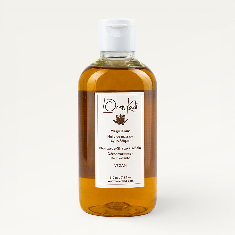 Huile Magicienne Massage Ayurvédique Décontractante Corps