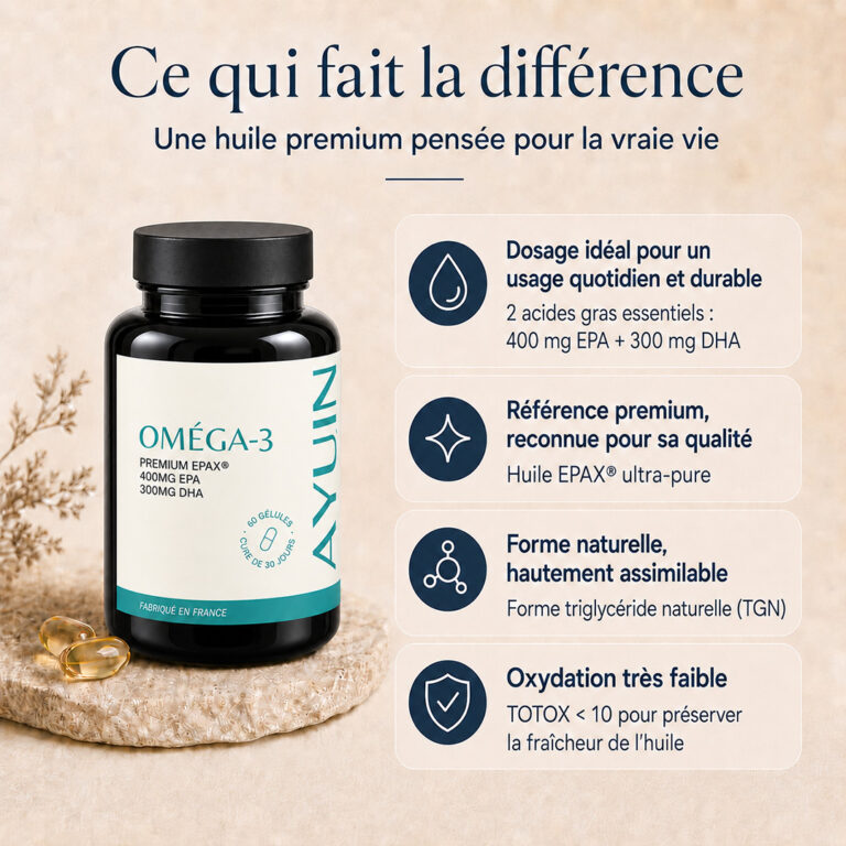 OMÉGA-3 EPAX 40:30 – Détails et bénéfices